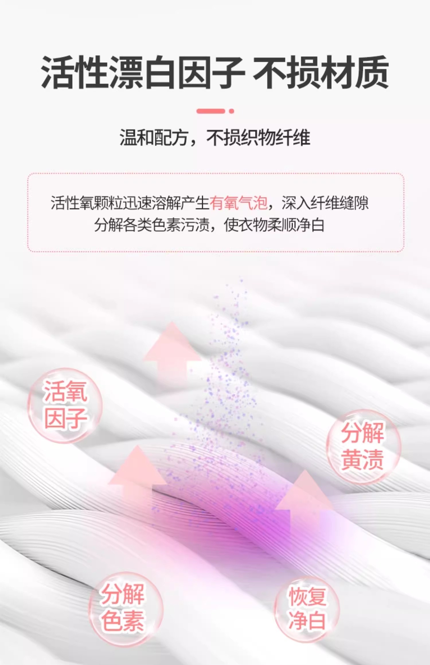 浣客白色羊毛真丝串色还原剂白色衣服清除毛呢羊绒染色去除恢复清洗剂高清大图