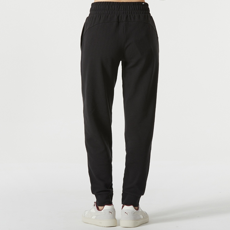 彪马(PUMA)女裤 新款束脚休闲裤户外出行跑步运动裤针织长裤678448-01 ZP高清大图