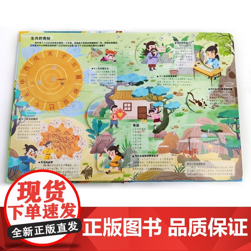 十二生肖/大中国文化翻翻书高清大图