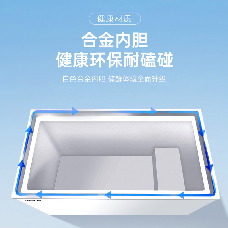 澳柯玛BC/BD-206HNE 206升家用冷柜顶开冷冻冷藏冰柜一级减霜卧式单温冰箱