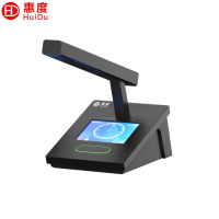 ‪惠度（HuiDu）YH-580专业有线手拉手会议话筒数字控制讨论型会议麦克风大型工程安装会议室方管话筒主席单元