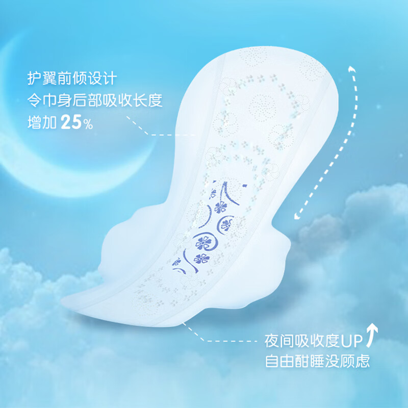 西亚斯 全周期卫生巾组合 KMS纤薄8包92片(日用24片+夜用24片+护垫44片)高清大图