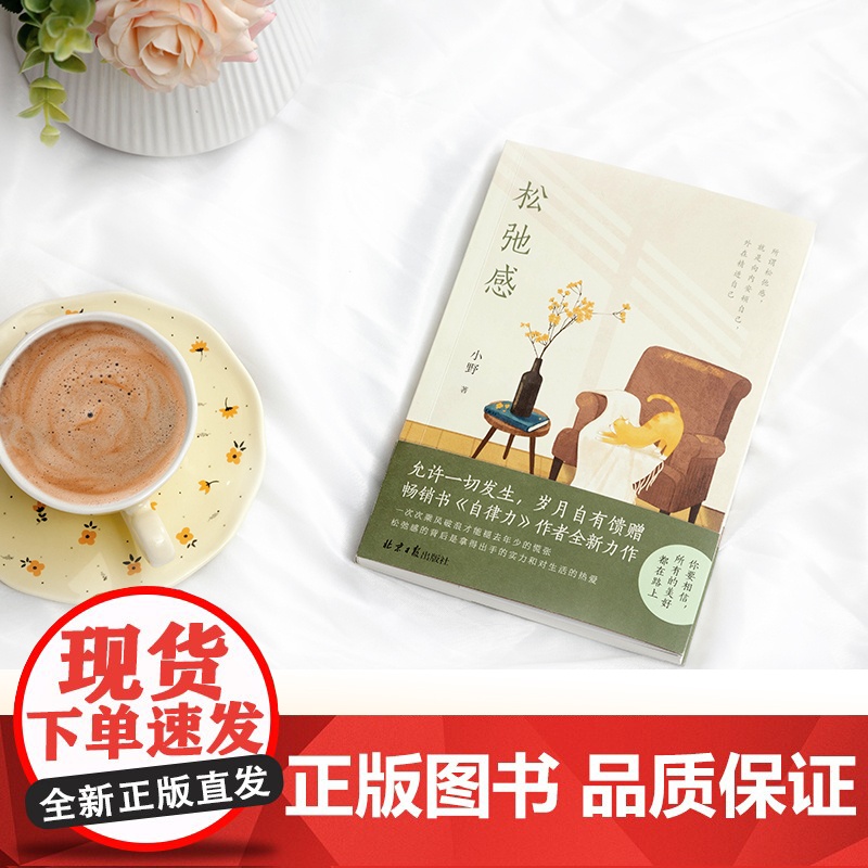 松弛感 小野 向内安顿自己 外在精进自己 治愈易燃易爆易焦虑的你 给你不慌不忙的力量 北京日报出版社 正版书籍高清大图
