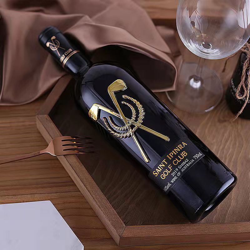 澳大利亚进口2瓶golfclub干红葡萄酒正品16度750ml送礼袋