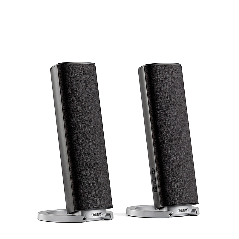 EDIFIER/漫步者 R26T多媒体有源音箱2.0立体声台式电脑笔记本桌面音响家用 黑色 哑黑色