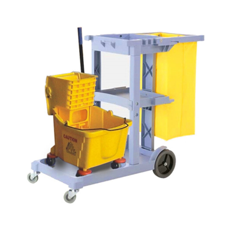 白云耐用多功能清洁车 榨水车物业保洁车