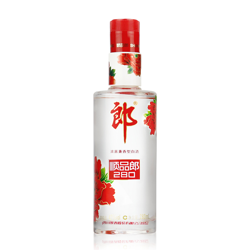 42度郎酒顺品郎红顺280浓酱兼香型280ml聚会小光瓶白酒