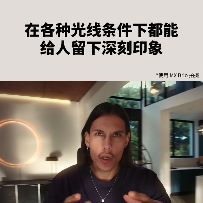 罗技MX Brio 4K高清网络摄像头视频会议直播降噪麦克风高清大图