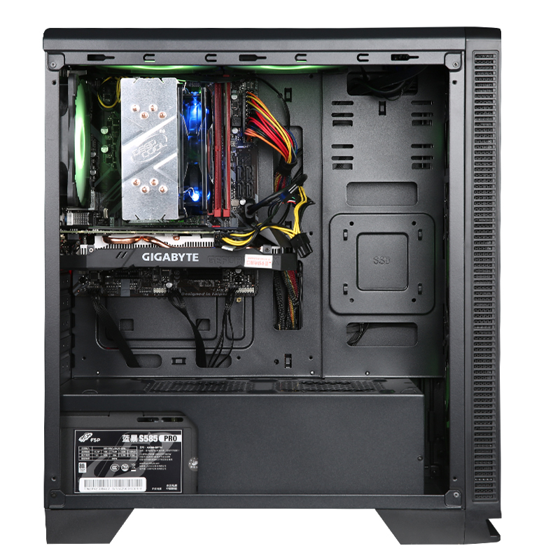 京天(KOTIN)AMD Ryzen 5 3600/GTX1660/256G台式吃鸡游戏电脑主机DIY组装机自营主机