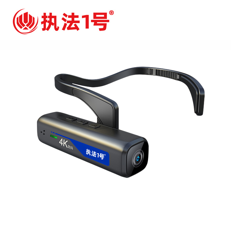 执法1号DSJ-C2耳挂式记录仪4K高清头戴式运动摄像机wifi直连64G