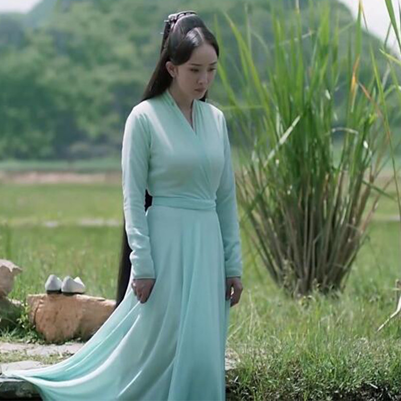 三生三世十里桃花衣服白浅同款古装襦裙清新淡雅仙女装汉服男套装