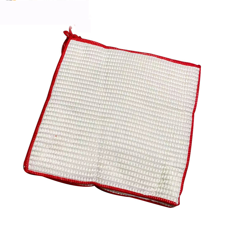 蜂窝洗碗巾木纤维刷碗布 30*30个高清大图