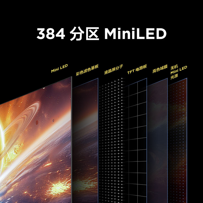 雷鸟 鹤6 Pro 24款 一级能效MiniLED55英寸家电国家补贴4+64GB智能电视55S585C Pro-JN