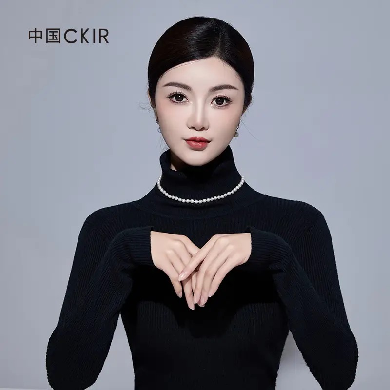 Cmierf Kuect(中国CKIR) 天然珍珠项链 CKIR-Z92519高清大图