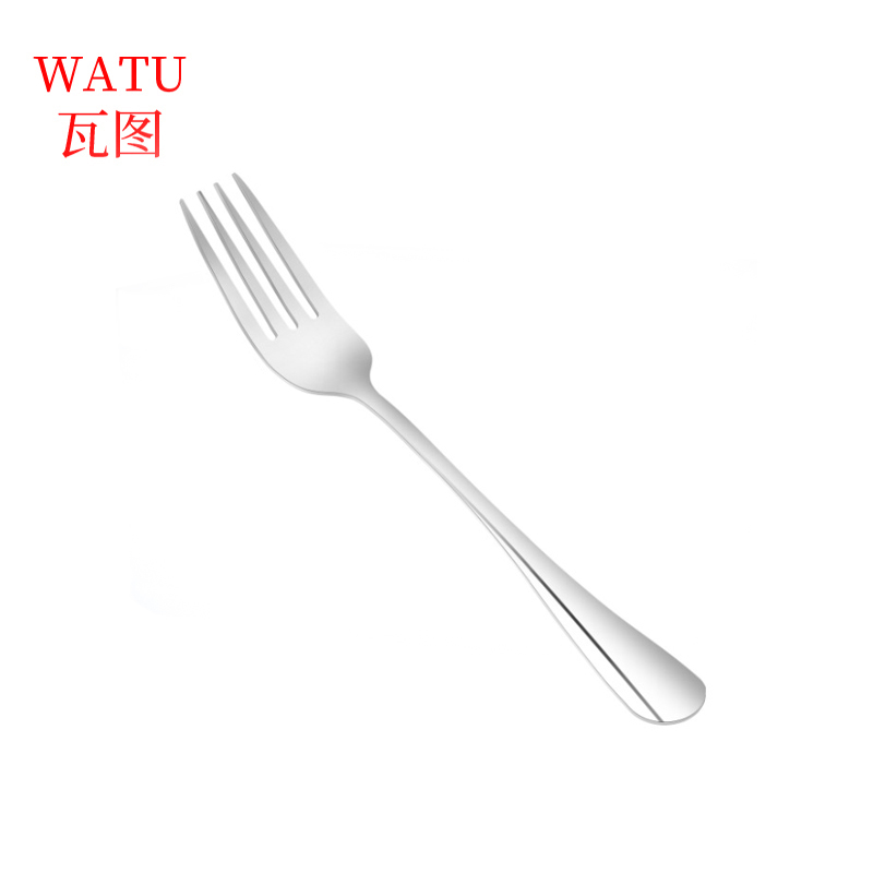 瓦图 304不锈钢叉子 18.5*2.3cm 5个装/套高清大图