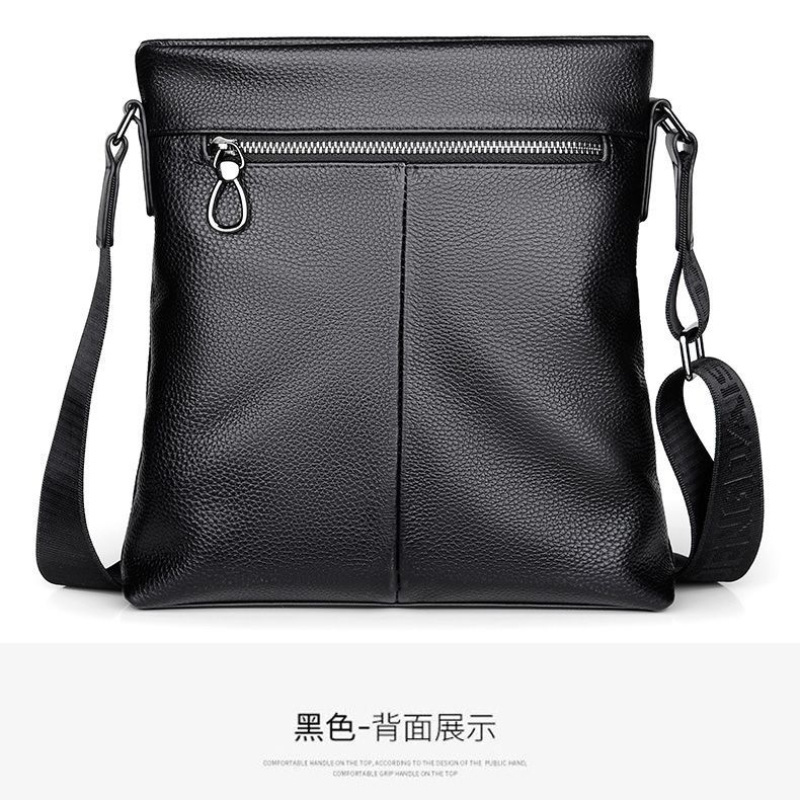 工厂直销男士单肩包真皮斜挎包男包商务牛皮包休闲包包2023新款sn高清大图