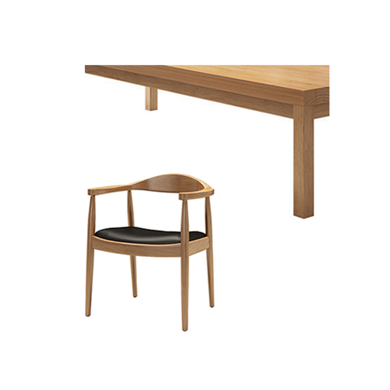 班龙书桌1.6m+4椅套高清大图