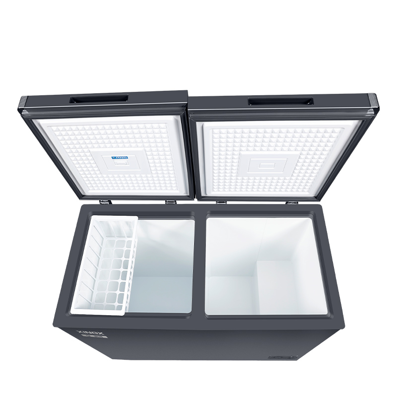 星星XINGX 双温卧式冷藏冷冻家用冷柜晶钻包角中梁除霜 冷藏铜管蒸发器 BCD-220C/DC高清大图