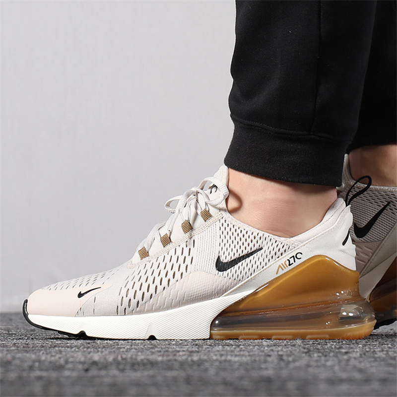nike耐克男子运动鞋airmax270气垫鞋面透气休闲跑步鞋
