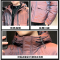 YUANSU冬季棉衣外套男短款潮流休闲韩版肥佬宽松加大加厚渐变工装羽绒服棉衣
