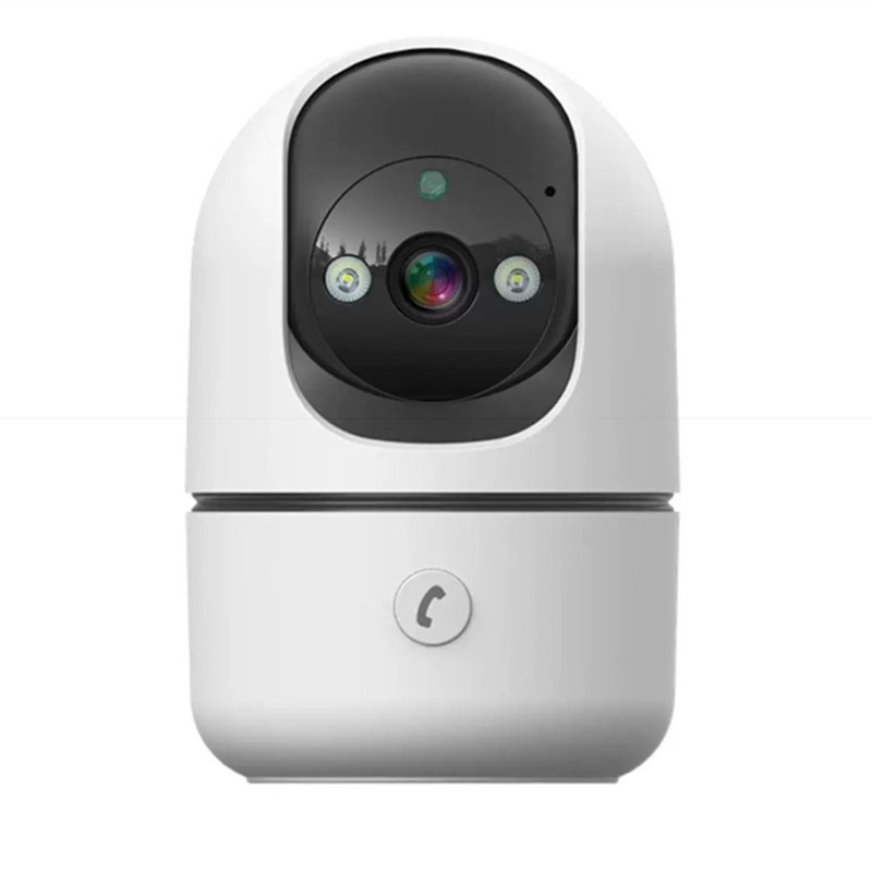送7天循环监控录像卡 5G双频WIFI摄像头监控器家用远程手机360度全景全彩夜视3MP高清无线网络智能摄像机 断电续航高清大图