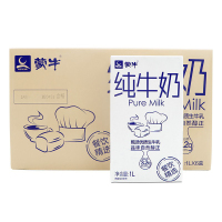 蒙牛 纯牛奶 1L*6盒 新老包装随机发