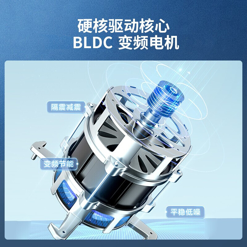 松下(Panasonic)滚筒洗衣机全自动10公斤 BLDC电机变频轻音节能 消毒洗 羽绒羊毛洗 XQG100-N10Y