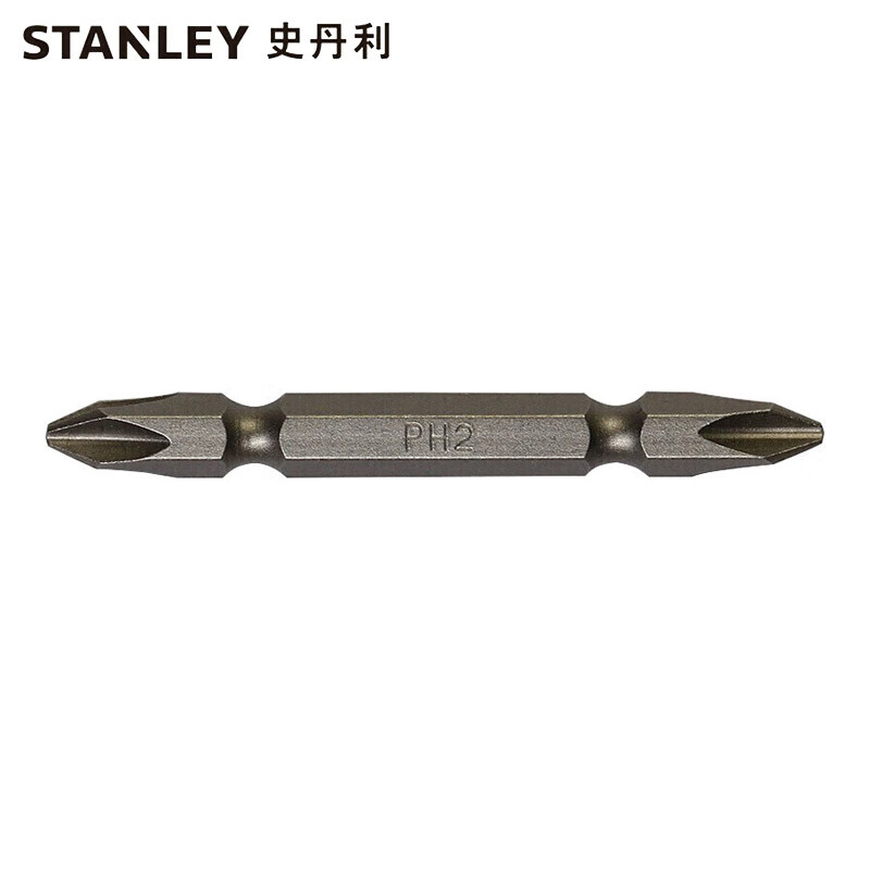 史丹利6.3MM系列双头旋具头PH2-PH2*65mm(*10) 63-102T-23 5盒