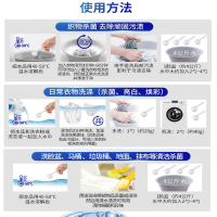 白猫活氧去渍彩漂粉1kg活氧分子爆炸盐去渍护色家用