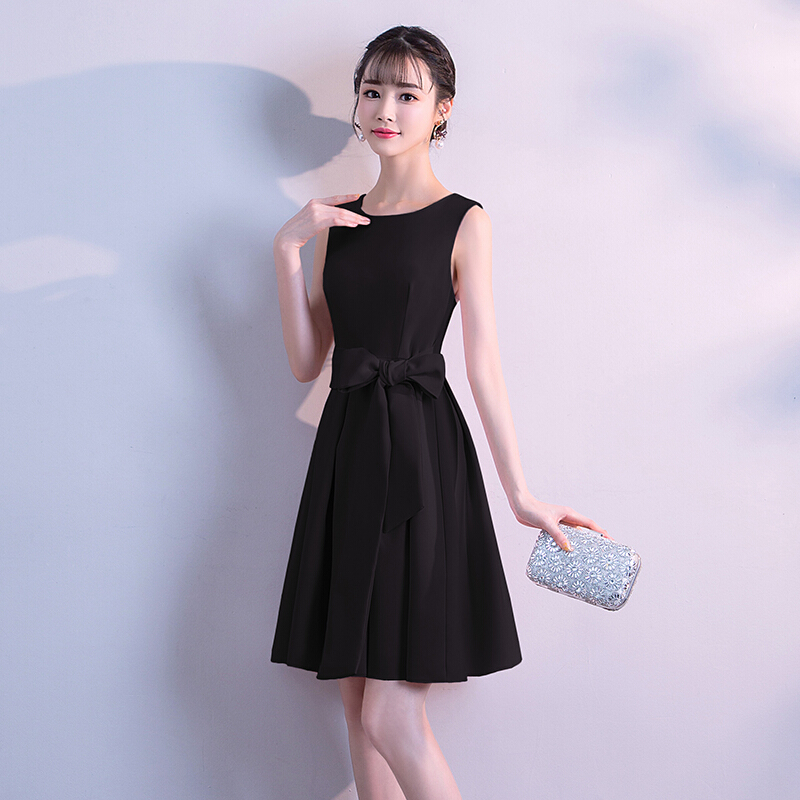 晚礼服女宴会洋装派对小礼服伴娘服短款连衣裙夏