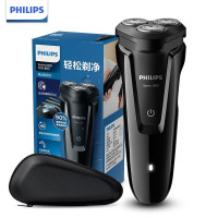 飞利浦(PHILIPS) 男士剃须刀电动 全身防水净剃胡须刀刮胡刀送男友礼物 S1010/04经典款黑色