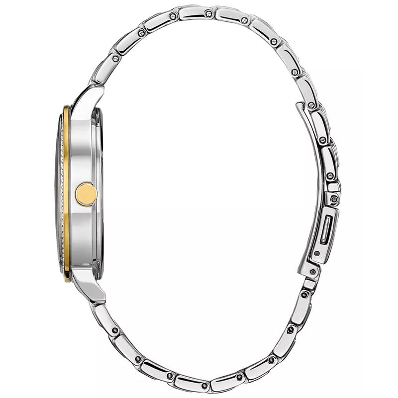 Citizen 米奇石英腕表mm防水米年质保闪钻石英女款情侣手表高清大图