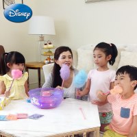 迪士尼Disney儿童DIY自制棉花糖机家用棉花糖带音乐蓝色米奇升级款