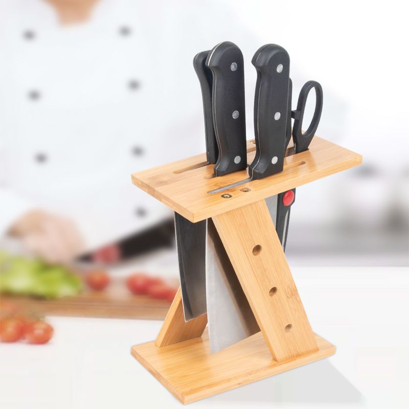 防霉厨房竹刀架家用刀座刀具架厨房用菜刀架收纳架菜刀置物架