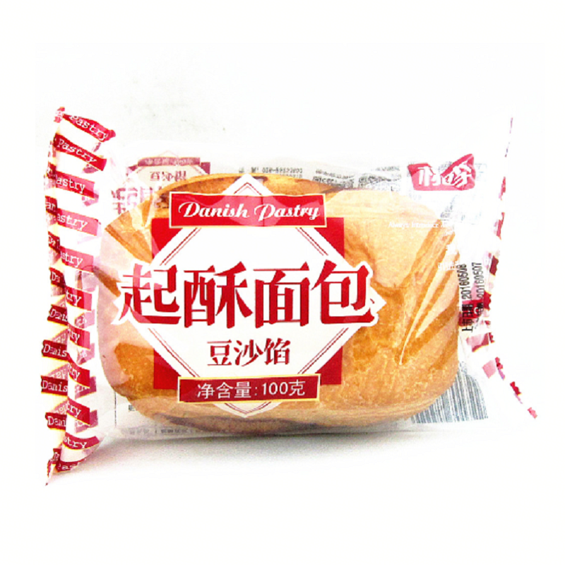 桃李起酥面包豆沙馅100g