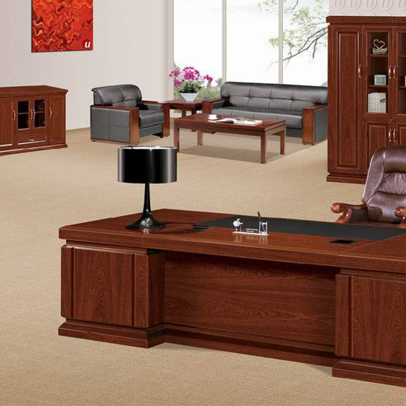 大央班台/办公桌B-3D321 3200W*1150D*780H 办公桌员工位单人办公桌组合简约现代办公室老板桌子高清大图