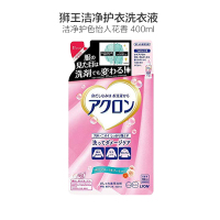 狮王(LION) 护色洗衣液 怡人花香 替换装 400ml