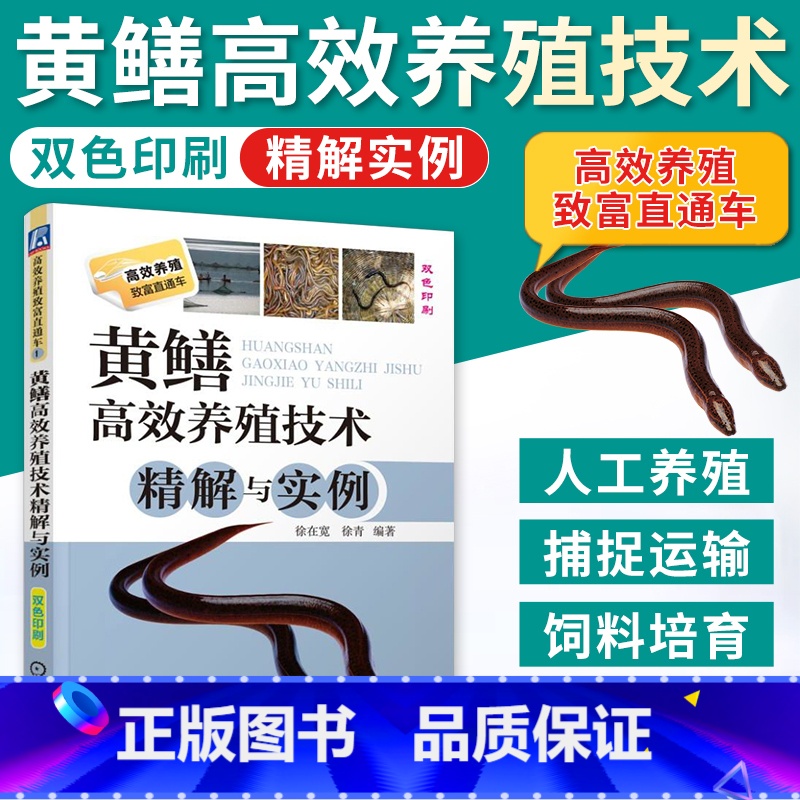 【正版】黄鳝高效养殖技术精解与实例 黄鳝高效养殖技术精解与实例 科学养殖书籍 黄鳝养殖书 水产养殖入门书籍