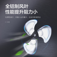 美的 Midea FE45-20D工业风扇趴地扇强力大功率爬地扇金属扇铝叶上下手动摇头车间餐厅工厂食堂