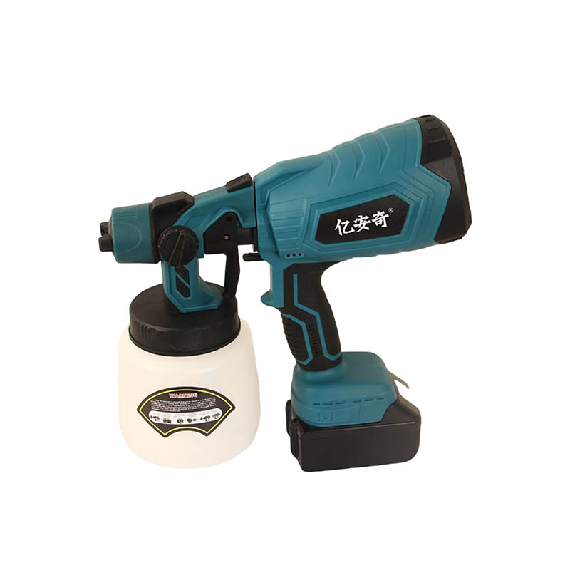 亿安奇 21V充电式锂电喷漆枪 有刷电机 一电一充 台高清大图