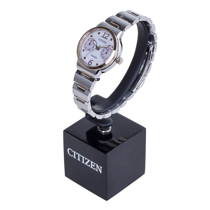 西铁城(CITIZEN)女士光能表手表 日韩品牌商务休闲时尚防水光动能时尚女表 FD1026-53W