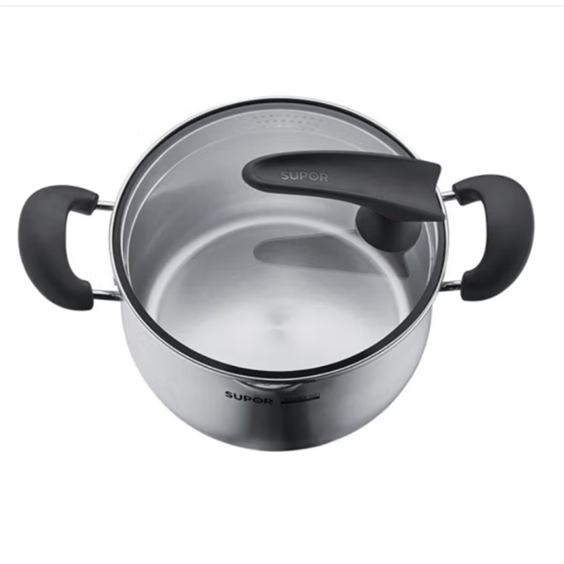 苏泊尔(SUPOR)304不锈钢炖锅 小红圈汤锅电磁炉燃气通用 22CM ST22JA1