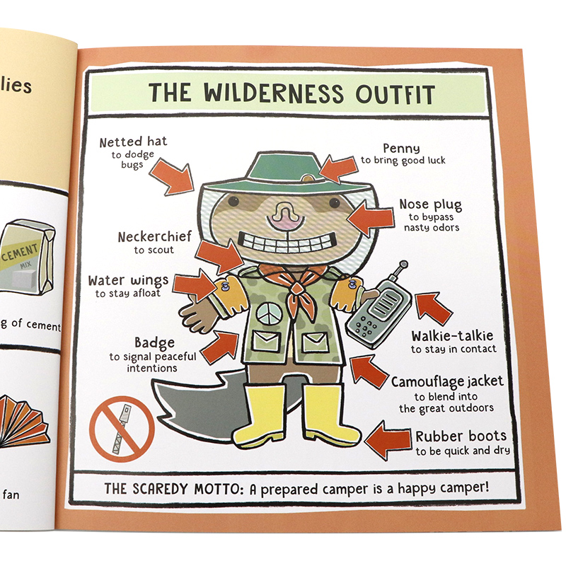 [正版]松鼠斯卡迪的露营记英文原版绘本 Melanie Watt Scaredy Squirrel Goes Camp高清大图