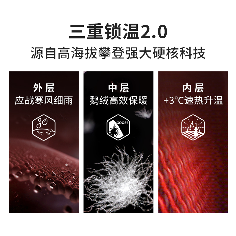 Kailas凯乐石防水羽绒服鹅绒加厚女羽绒衣外套