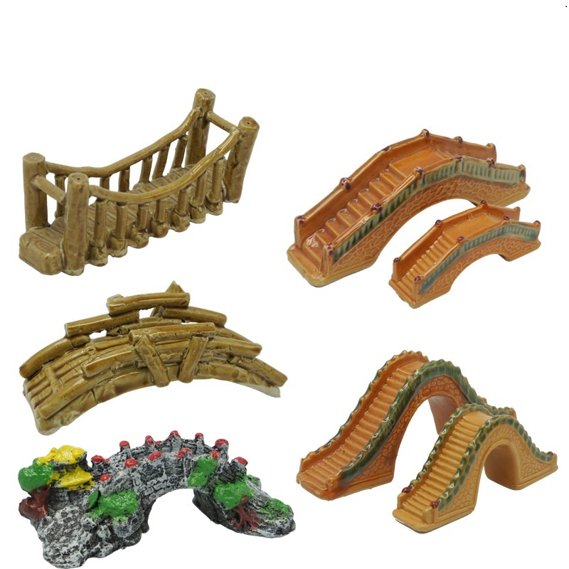 鱼缸工艺品花桥 桥造景布景DIY水族箱高清大图