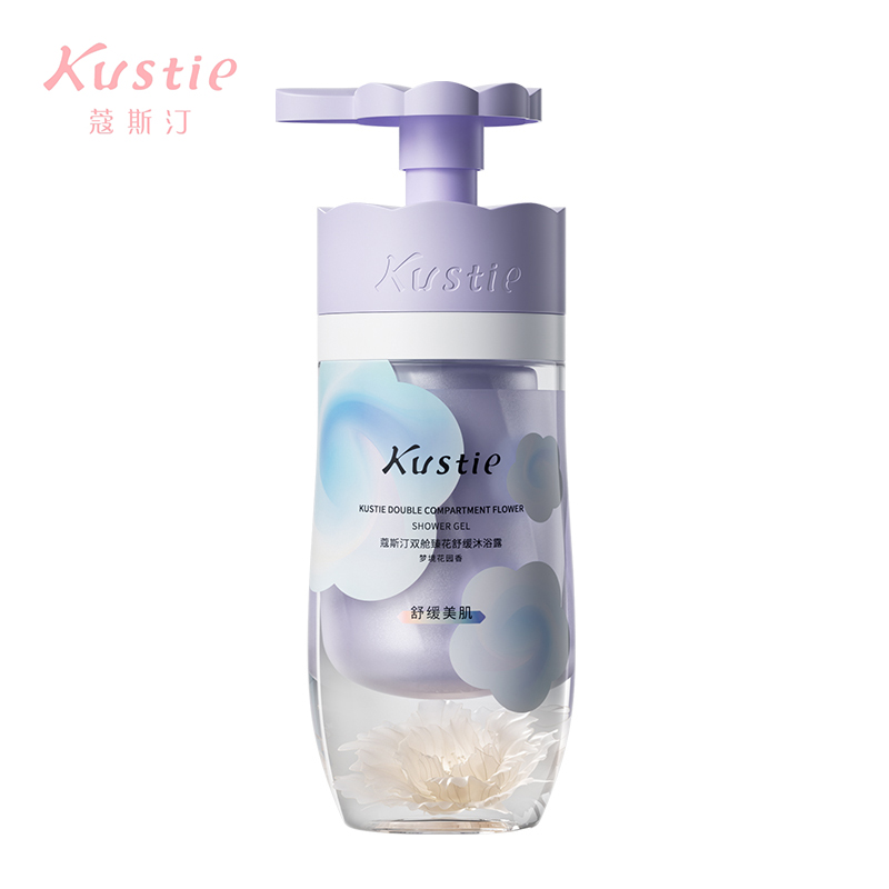 蔻斯汀双舱臻花舒缓沐浴露500g/瓶