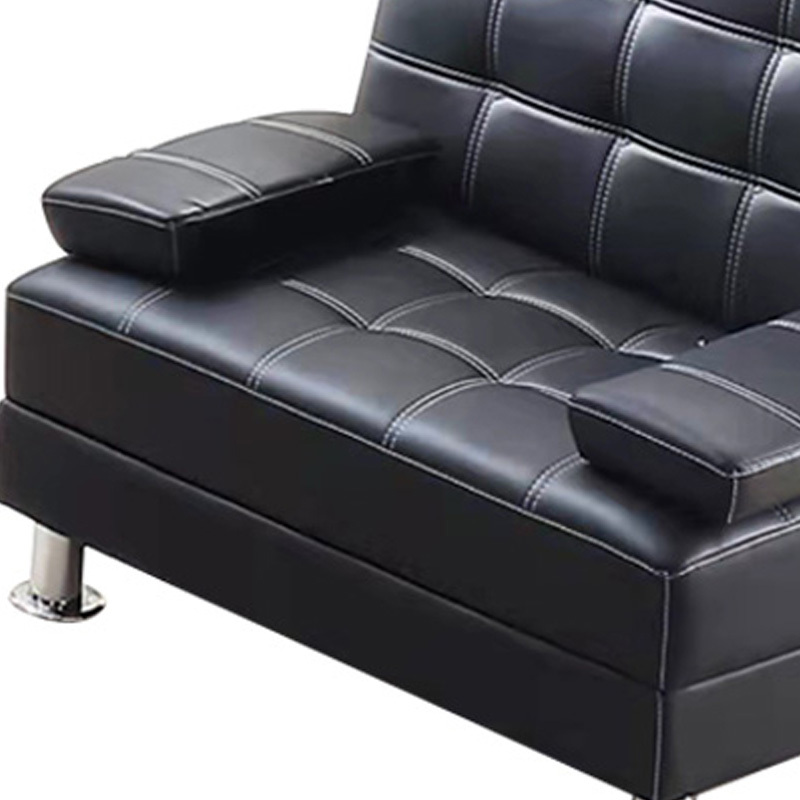 巴洛卡办公沙发皮艺沙发办公室休息沙发折叠午睡沙发床blk801牛皮单人
