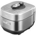 美的（Midea）电压力锅高压锅IH加热顶置面板多功能5L一锅双胆0涂层/不沾内胆压力压力锅 MY-S5177K ZH