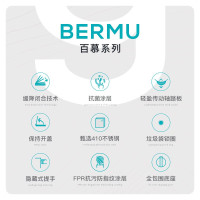 优百纳/Upella带盖缓降家用不锈钢脚踏垃圾桶卧室卫生间办公室