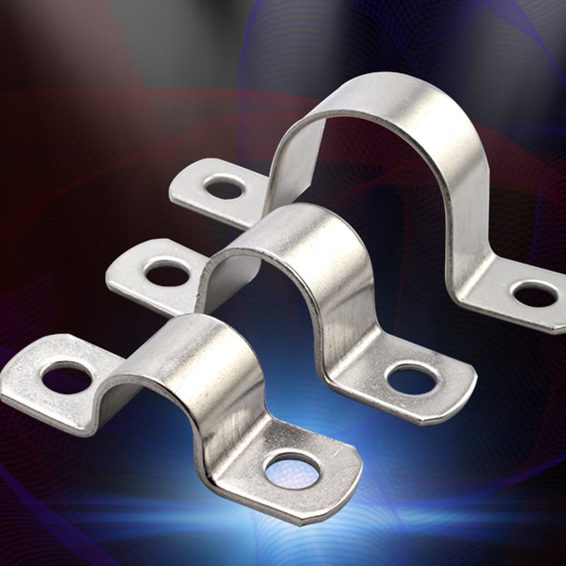 管卡rs管卡管夹排水管配件镀锌管卡马鞍卡dn20卡外径20mm管200只包